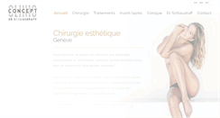 Desktop Screenshot of concept-clinic.ch